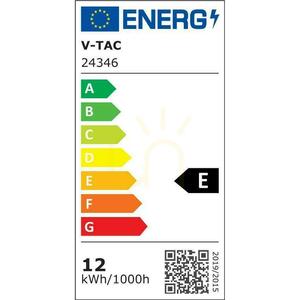 Nástenné svietidlo V-TAC 10 W LED COB, čierne, IP65, nastavenie farebnej teploty (CCT) VT-120112-B 2700 K – 3200 K – 4000 K, 1250 lm small 8