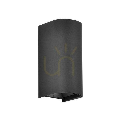 Skontrolujte Nástenná svietidlo V-TAC 10 W LED COB, čierne, IP65, nastaviteľná farebná teplota (VT-120113-B), 2700 K – 3200 K – 4000 K, 1250 lm