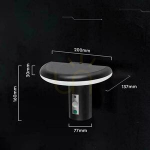 V-TAC 2W LED záhradná nástenná svietidlo na solárny pohon so senzorom pohybu, IP54, VT-81018, 3000 K, 95 lm, 3-ročná záruka small 4