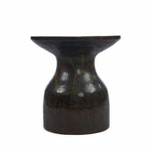 Bočný stolík BAZAR BIZAR Hourglass tmavý orech drevo 50 cm small 0