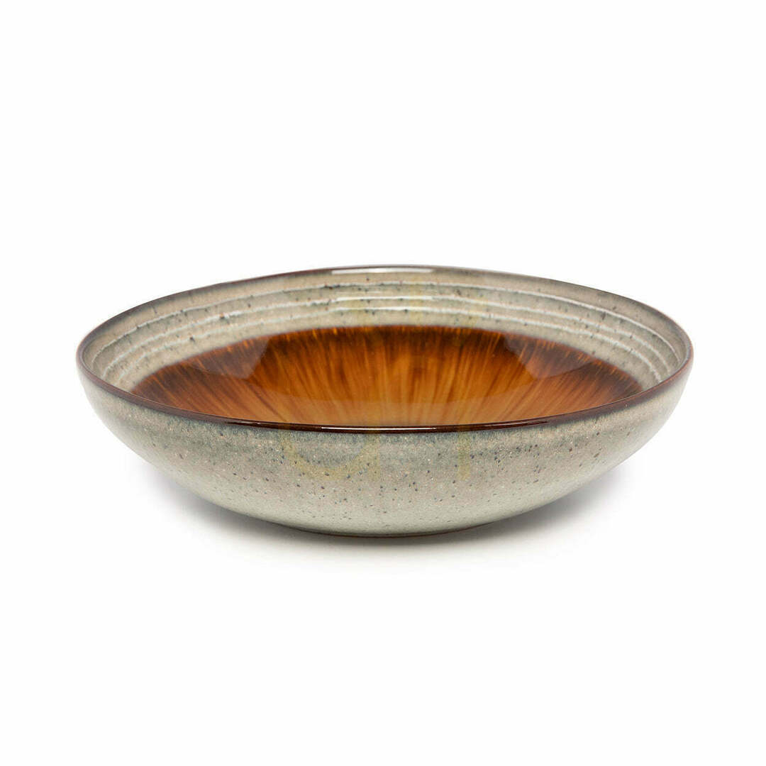 Pasta Plate BAZAR BIZAR Comporta Collection Multicolor L 22 cm