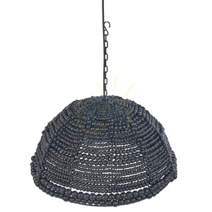 Prívesné svetlo BAZAR BIZAR drevo kov čierne 48 cm Pendant Lamps small 8
