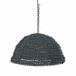 Prívesné svetlo BAZAR BIZAR drevo kov čierne 48 cm Pendant Lamps small 0