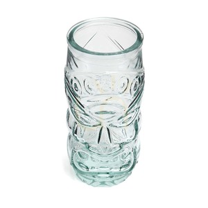 Sklenený pohár BAZAR BIZAR Tiki modrý Glass Collection small 2