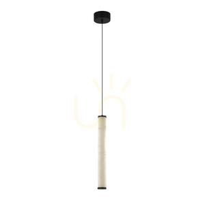 Závesné LED svietidlo 15 W, 3000 K, Triac, pieskovo čierna – Alabaster ZAMBELIS small 1