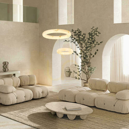 Skontrolujte Kruhové závesné LED svietidlo Zambelis 2542, 25 W, 3000 K, alabaster a mosadz, stmievateľné TRIAC