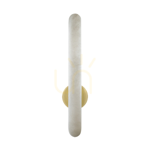Nástenné LED svietidlo 15 W, 3000 K, Triac, alabastrová farba – mosadz, ZAMBELIS small 1