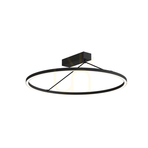Stropné LED svietidlo 42 W, 3000 K, Triac, pieskovo čierna, ZAMBELIS small 0