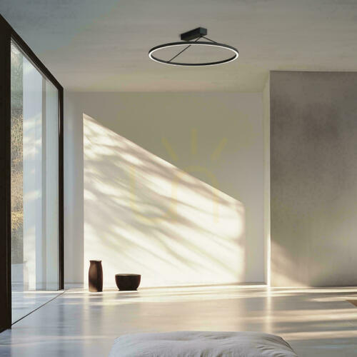 Skontrolujte Stropné LED svietidlo 51 W, 3000 K, Triac, pieskovo čierna, ZAMBELIS