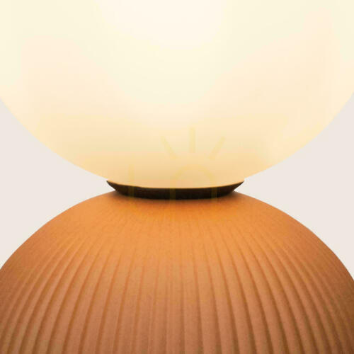 Skontrolujte Stolná lampa 1xg9 LED MAX 9 W, hlinená terakota – čierna, ZAMBELIS