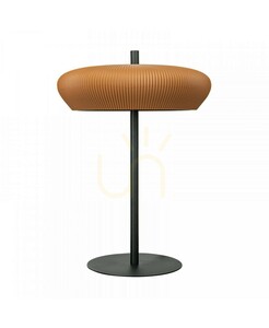 Stolná lampa 2xg9 LED MAX 9 W Terakota – pieskovočierna hlina – kov ZAMBELIS small 1
