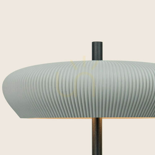 Skontrolujte Stolná lampa 2xg9 LED MAX 9 W, sivá – pieskovo-čierna hlinená – kovová, ZAMBELIS