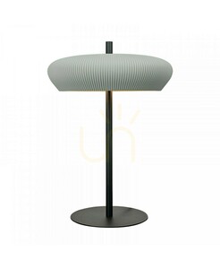 Stolná lampa Zambelis 2594, sivá a čierna, hlina a kov, 2×G9 small 0