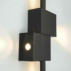 Nástenné LED svietidlo 20 W, 3000 K, Triac, pieskovo čierna, ZAMBELIS small 1