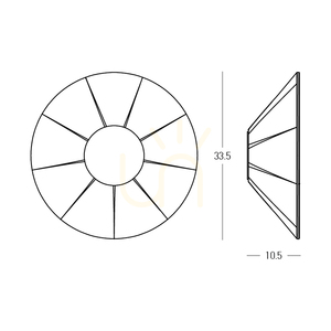 LED nástenné svietidlo 6 W, akustické, svetlošedé – čierne, ZAMBELIS small 4