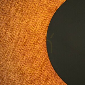 LED nástenné svietidlo 6 W, akustické, svetlohnedé – čierne, ZAMBELIS small 3