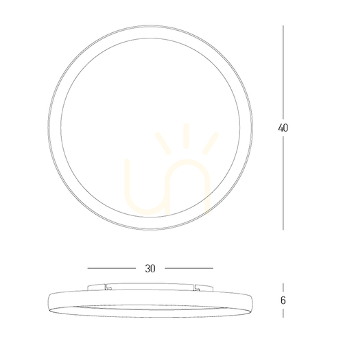 Skontrolujte Stropné LED svietidlo 20 W, 2700 K – 3000 K – 4000 K, hliník – mikroprizmatický akryl, čierna matná – zlatá, ZAMBELIS