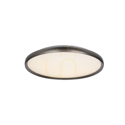 Skontrolujte Stropné LED svietidlo 20 W, 2700 K – 3000 K – 4000 K, hliník – mikroprizmatický akryl, matná šedá, ZAMBELIS