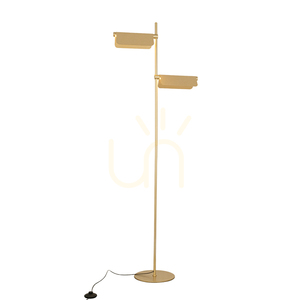 Stojacia LED lampa Zambelis 25194, brúsená zlatá, 12 W, 3000 K small 1