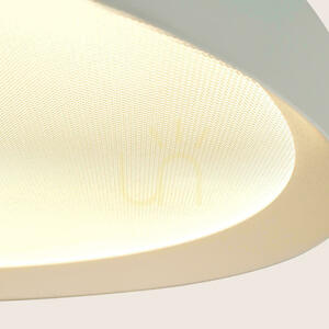 Stropné LED svietidlo 42 W, 2700 K – 3200 K – 4000 K, DALI, pieskovo biela – kov – hliník – mikroprizmatický difúzor ZAMBELIS small 1