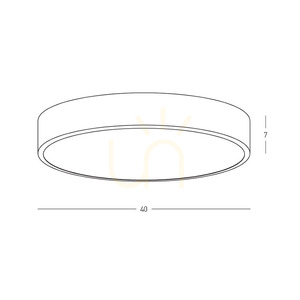 Stropné LED svietidlo Zambelis 25376 biele matné 40 cm 28 W 3000 K small 1