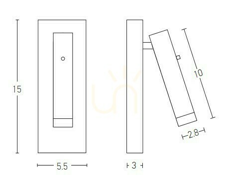 Skontrolujte Nástenná čítacia lampička Zambelis H68-B, LED 3 W 3000 K, 240 lm, pohyblivé rameno, vypínač na hlave, čierna matná