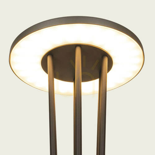 Skontrolujte Vonkajšia LED lampa na stĺp 15,5 W, 3000 K, grafitovo-hliníková, IP65, ZAMBELIS