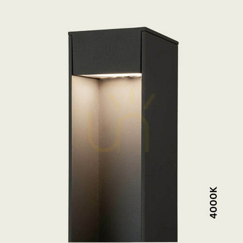 Skontrolujte Vonkajšie LED svietidlo typu „bollard“ 12 W, 2200 K – 4000 K, grafitovo-hliníkové, IP65, ZAMBELIS