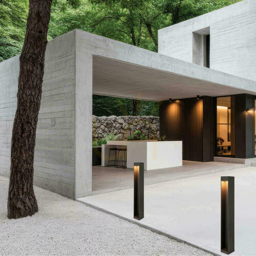 Skontrolujte Vonkajšie LED svietidlo typu „bollard“ 12 W, 2200 K – 4000 K, grafitovo-hliníkové, IP65, ZAMBELIS
