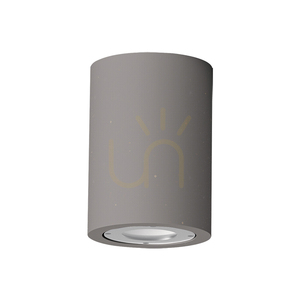 Vonkajšie stropné svietidlo 1xGU10 LED MAX 9 W, betón – kov, IP54, ZAMBELIS small 1