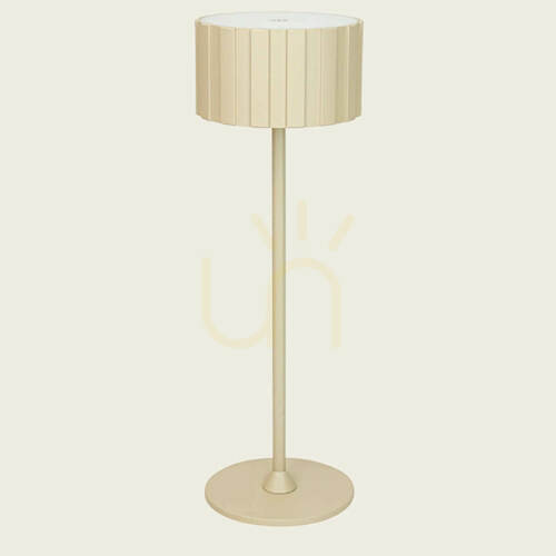 Skontrolujte Vonkajšia prenosná stolná lampa LED 2 W, 2700 K – 4000 K – 6500 K, piesková, IP44, ZAMBELIS