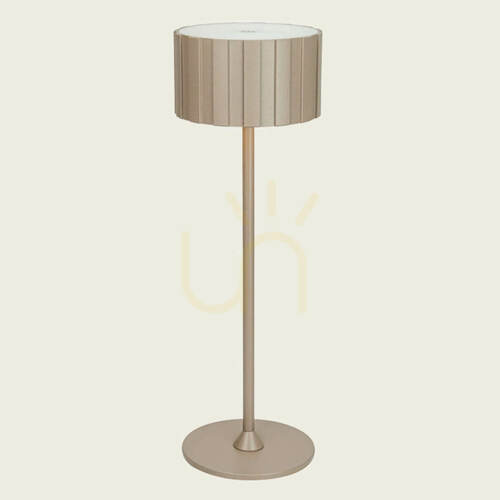 Skontrolujte Vonkajšia prenosná stolná lampa LED 2 W, 2700 K – 4000 K – 6500 K, farba Sandy Milk TEA, IP44, ZAMBELIS
