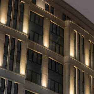 LED svietidlo na osvetlenie stien 18 W – 220 V, 3000 K, grafitovo-hliníkové, IP65, ZAMBELIS small 0