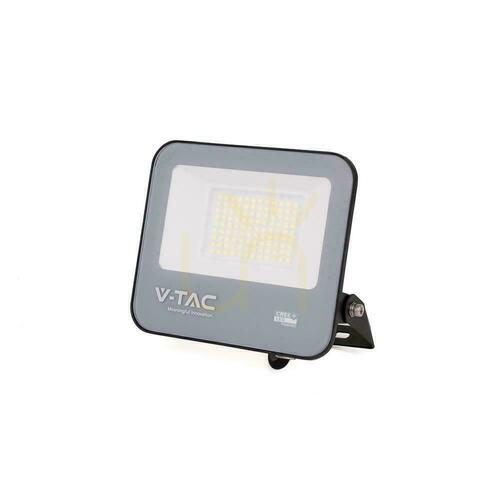 Skontrolujte LED reflektor V-TAC s čipom CREE, 50 W, 185 lm/W, čierny, VT-4456, 4000 K, 9250 lm, 6-ročná záruka
