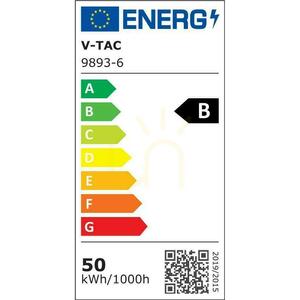 LED reflektor V-TAC s čipom CREE, 50 W, 185 lm/W, čierny, VT-4456, 6500 K, 9250 lm, 6-ročná záruka small 8