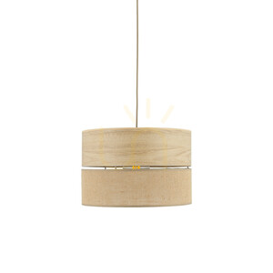 Závesné svietidlo Dorma Wood Juta 1 Xe27 small 4