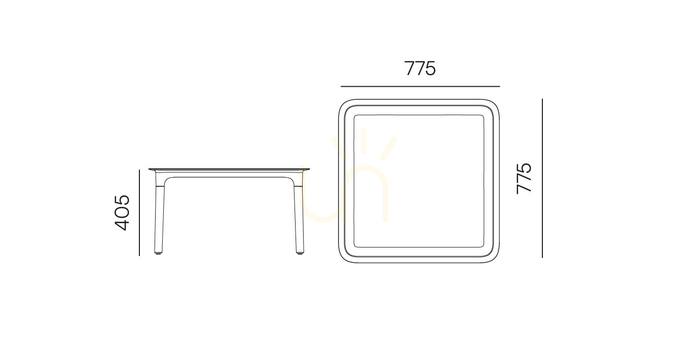vyhliadka FRIS884 Konferenčný stolík Rimo Garden – Agate Gray od FERNE FRIS884 Konferenčný stolík Rimo Garden – Agate Gray od FERNE