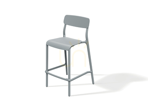 FRIK5510 Nízka záhradná barová stolička Rimo – Agate Gray od FERNE small 0