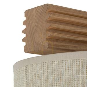 Stropné svietidlo Viga Shade z borovice, 3 x E27 small 3