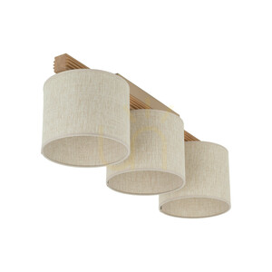Stropné svietidlo Viga Shade z borovice, 3 x E27 small 5