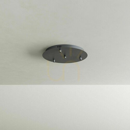 Skontrolujte Tienidlo s.luce Modular čierne kovové okrúhle 60 cm pre 5-bodové závesné svietidlá