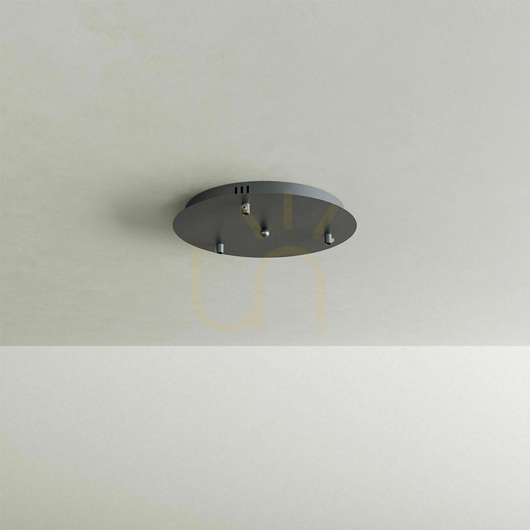 vyhliadka Tienidlo na lampu s.luce Modular biele kovové kruhové 60 cm 5-bodové Tienidlo na lampu s.luce Modular biele kovové kruhové 60 cm 5-bodové