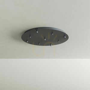 Tienidlo na lampu s.luce Modular biele kovové okrúhle 40 cm pre 3-bodové závesné svietidlo small 0