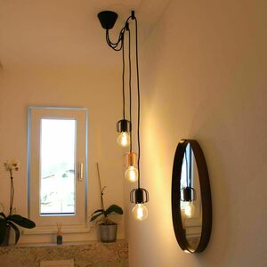 Stropný držiak kábla závesného svietidla s.luce Modular 143478, čierny, 3,9 cm small 3