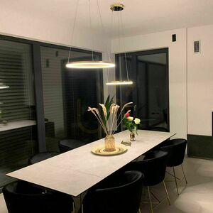 LED závesné svietidlo s.luce Ring zlaté 40 cm small 0