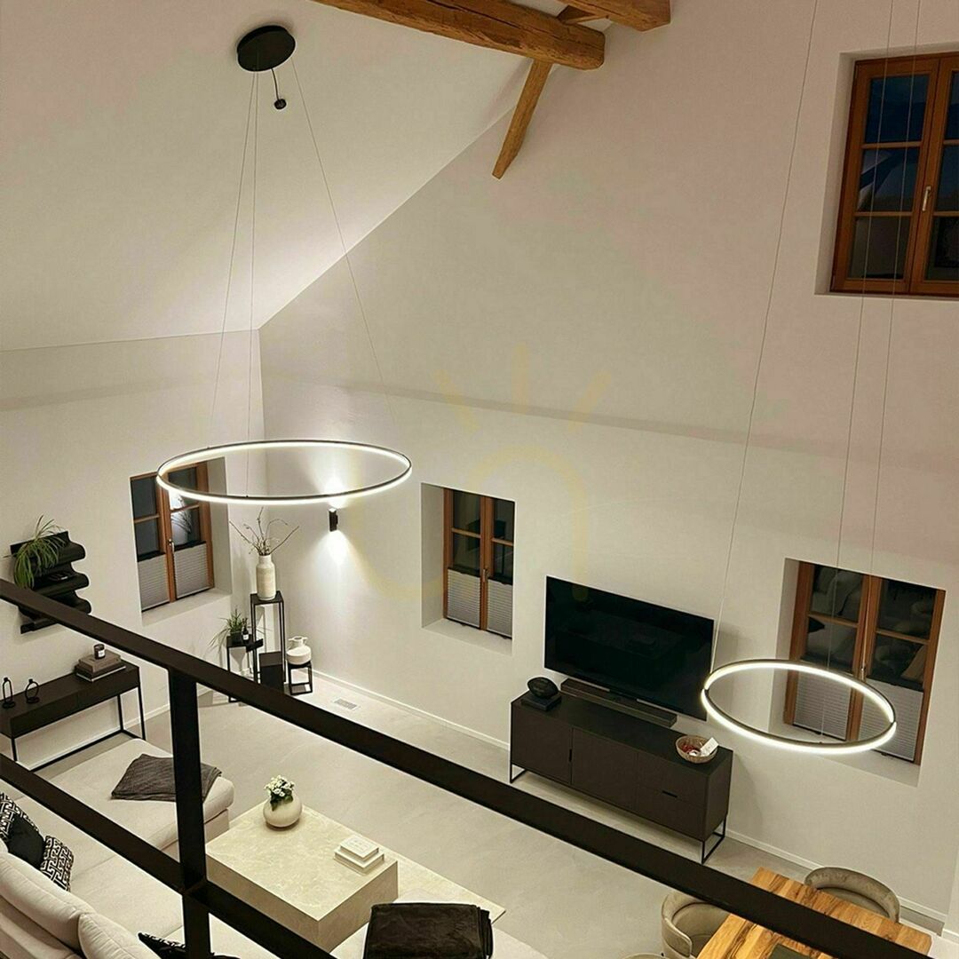 Skontrolujte Závesné LED svietidlo s.luce Ring biele Ø 60 cm Závesné LED svietidlo s.luce Ring biele Ø 60 cm