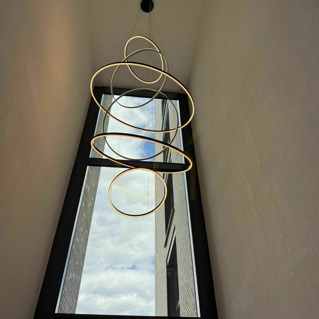 Náhľad LED krúžkové závesné svietidlo s.luce Ring strieborné Ø 80 cm LED krúžkové závesné svietidlo s.luce Ring strieborné Ø 80 cm