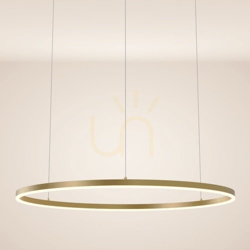 Skontrolujte Závesné LED svietidlo s.luce Ring zlaté Ø 100 cm