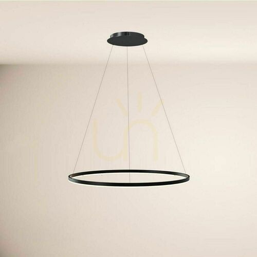 Skontrolujte Závesné LED svietidlo s.luce Ring čierne Ø 100 cm