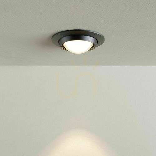 Skontrolujte Zapustené svietidlo s.luce Beam strieborné sklo Ø 11 cm